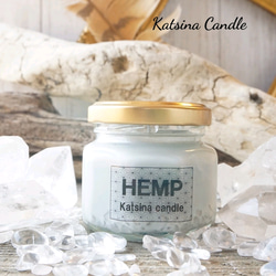 麻炭＆水晶☆HEMP CANDLE ～イヤシロチ～ 6枚目の画像