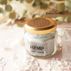 麻炭＆水晶☆HEMP CANDLE ～イヤシロチ～ 7枚目の画像