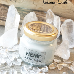 麻炭＆水晶☆HEMP CANDLE ～イヤシロチ～ 9枚目の画像