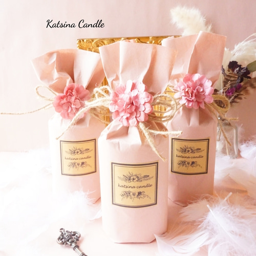 カチーナキャンドルのクラフトラッピング 包装紙・ラッピングペーパー