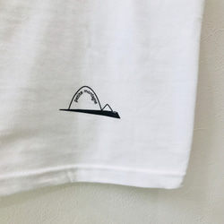 【petite montagneサイズM】紐の結び方Tシャツ〈White〉 5枚目の画像