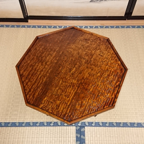 八角形のローテーブル｜ikususu FURNITURE｜無垢材家具