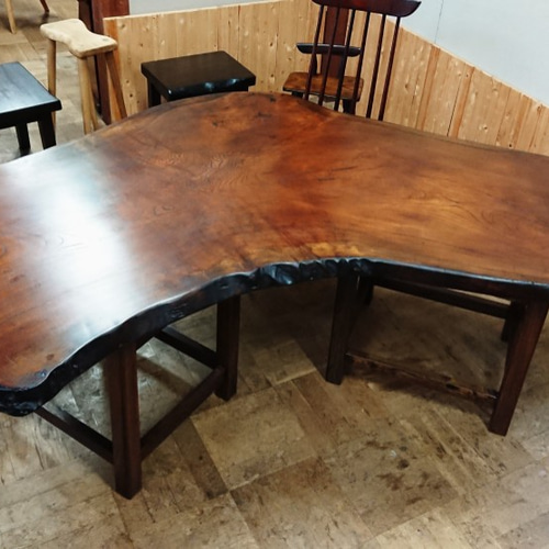 大特価 新品 一枚板ダイニングテーブル 塗装済み 送料無料 一枚板ダイニングテーブル｜鬼童銘木（KIDOMEIMOKU） – 【公式】鬼童