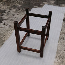 【送料無料】ケヤキ一枚板半楕円形ローテーブル・ダイニングテーブル 拭き漆仕上げ【一点もの】 8枚目の画像