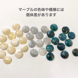 【送料無料】ブルーフラワーシャワー ピアス イヤリング 3枚目の画像