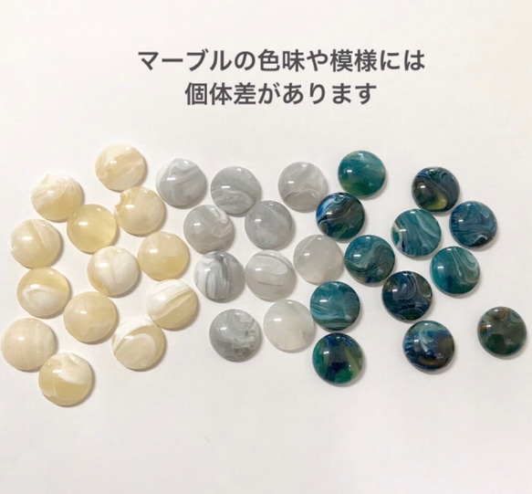 【送料無料】ブルーフラワーシャワー ピアス イヤリング 3枚目の画像