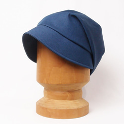 ピッコロフリー・デニム/フリーサイズ　ブルー　UV　たためる帽子　風に飛ばない帽子　 5枚目の画像