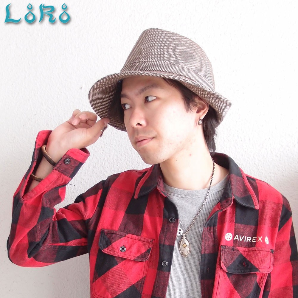 ソフトハット・ラメ/M,Lサイズ ブラウン 4,786円