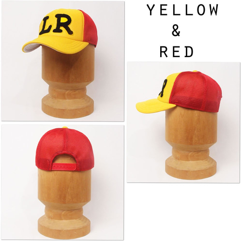 ロゴメッシュキャップ/フリーサイズ イエロー×レッド キャップ LoRo