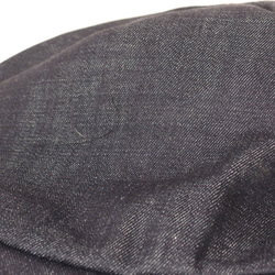 ピッコロフリー・デニム＆メッシュ/フリーサイズ UV たためる帽子 風に飛ばない帽子　 8枚目の画像