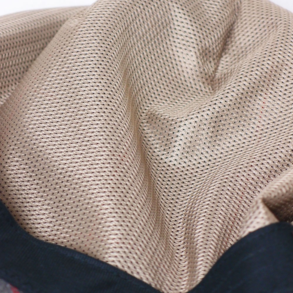 ピッコロオクトハット・リネン・チェック/フリーサイズ UV たためる帽子 風に飛ばない帽子