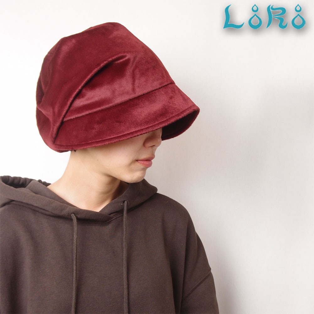 ピッコロ・ベルベット/S,Mサイズ UV たためる帽子 風に飛ばない帽子 5,388円