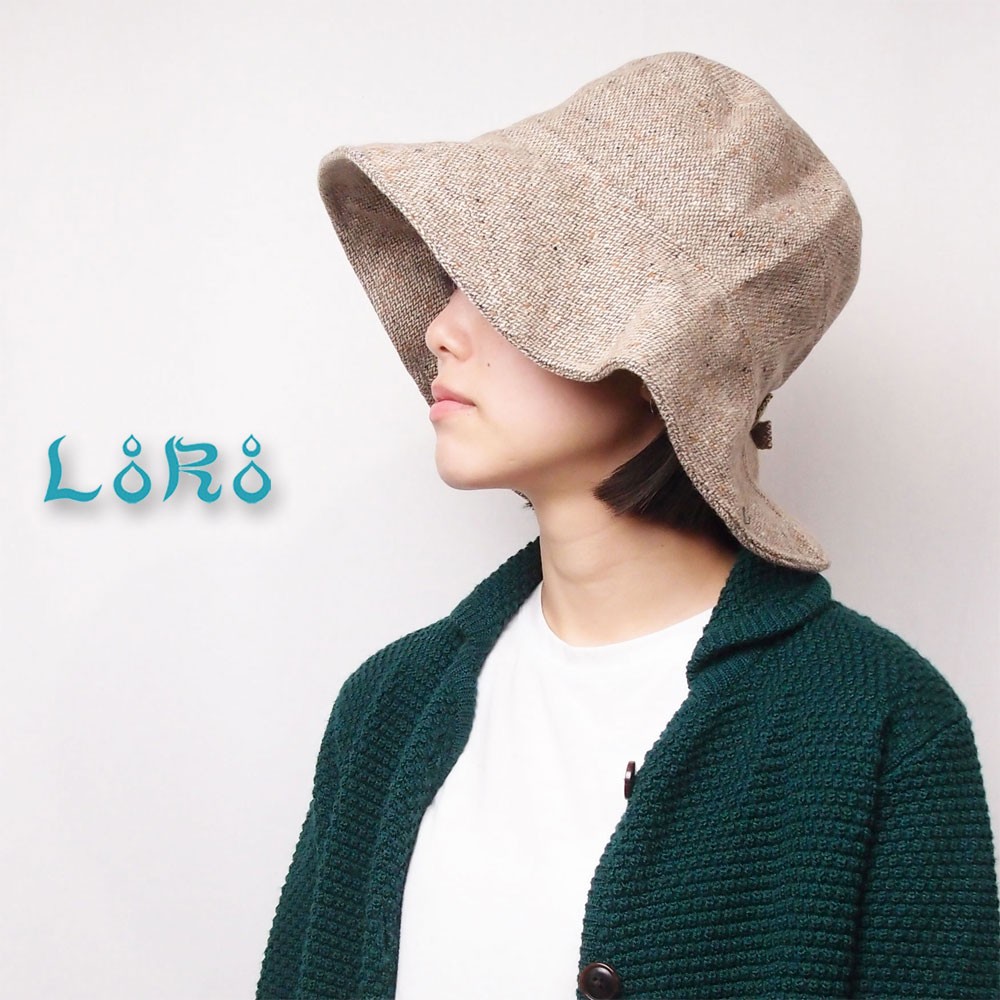 ネップハット・フリーサイズ/ベージュ