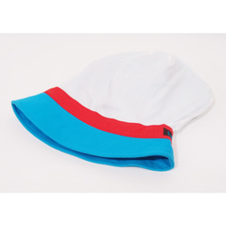 ピッコロ・コットン/S・Mサイズ　ブルー　UV　たためる帽子　風に飛ばない帽子 9枚目の画像
