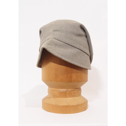 ピッコロ・カノコ/Mサイズ　カーキ　UV　たためる帽子　風に飛ばない帽子 3枚目の画像