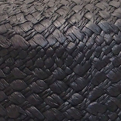 レースハット/ワンサイズ ブラック 一点物感満載のヴィンテージ風天然素材ハット！ 7枚目の画像