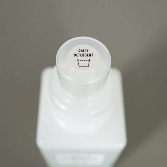 【Creema限定】ランドリー用ボトルステッカー・ラベル／衣類用洗剤 柔軟剤 漂白剤／無印 シンプル おしゃれ 2枚目の画像