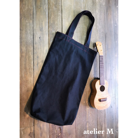 【受注製作】ウクレレ•トートバック(ソプラノ) 1枚目の画像
