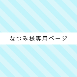 ☆なつみ様専用ページ☆ 1枚目の画像