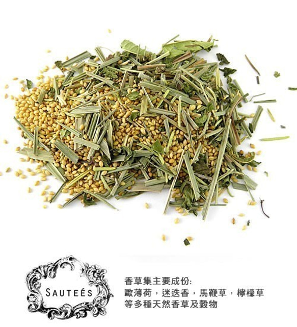 Sautees幸福SPA香草暖暖熱敷包(S號香草味綠色純棉) 第5張的照片