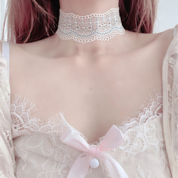 蕾絲項鍊 Choker 第2張的照片