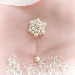 胸針 別針 胸花 新娘 婚禮 wedding lapel pin brooch // Bridal // 第1張的照片