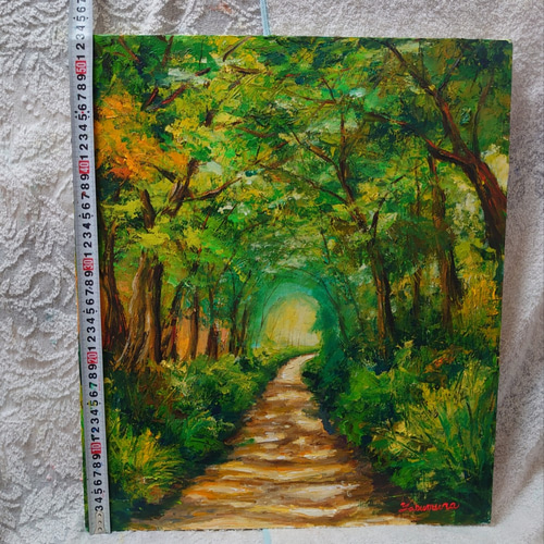 油絵 森の道 絵画 HR 通販 10456056|Creema(クリーマ) 油絵 森の道 絵画 HR 通販 10456056|Creema(クリーマ)