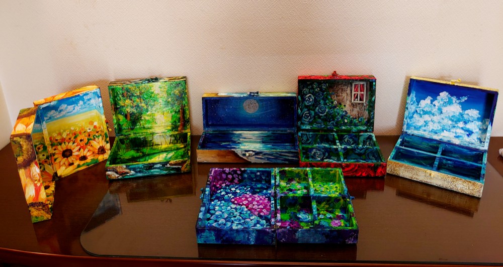 油絵 ボックスオーダーメイド