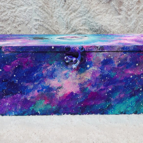 油絵 月のクリスマスボックス 絵画 HR 通販 10963453｜Creema(クリーマ)