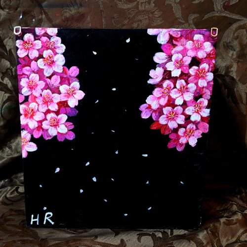 油絵 絵画 【手作りボックス】【桜】 油絵 手作りボックス【桜】 絵画 HR 通販 11159726｜Creema