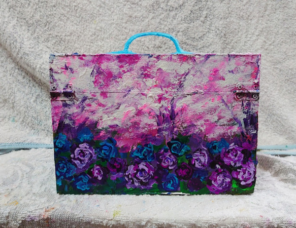 油絵 春の桜ボックス 6枚目の画像