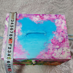 油絵 春の桜ボックス 10枚目の画像