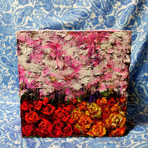 油絵 絵画 春の桜ボックス 油絵 春の桜ボックス 絵画 HR 通販 11593192｜Creema(クリーマ)