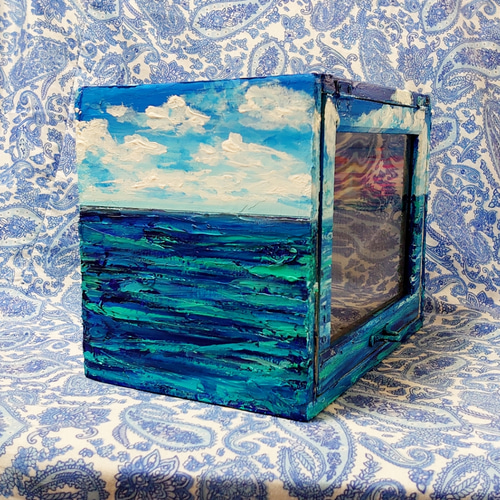 油絵 絵画 海の美術館 油絵 海の美術館 絵画 HR 通販 11597746｜Creema(クリーマ)