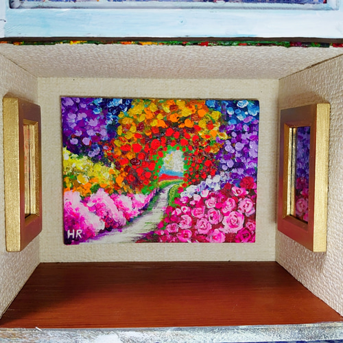 油絵 絵 絵画 油彩 油彩画 【薔薇の美術館】 絵画 HR 通販｜Creema 