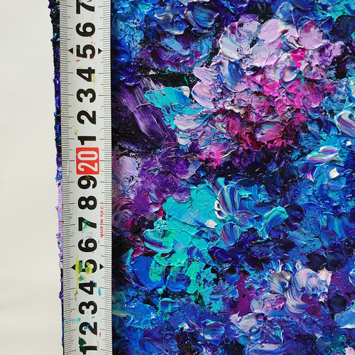 油絵 紫陽花畑【A3】 絵画 HR 通販 11923753｜Creema(クリーマ)