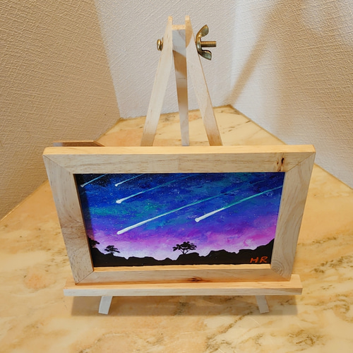 油絵 2L絵画額付き【流れ星】 絵画 HR 通販 11943944|Creema 油絵 2L絵画額付き【流れ星】 絵画 HR 通販 11943944|Creema