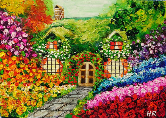 絵画 「花」 油絵