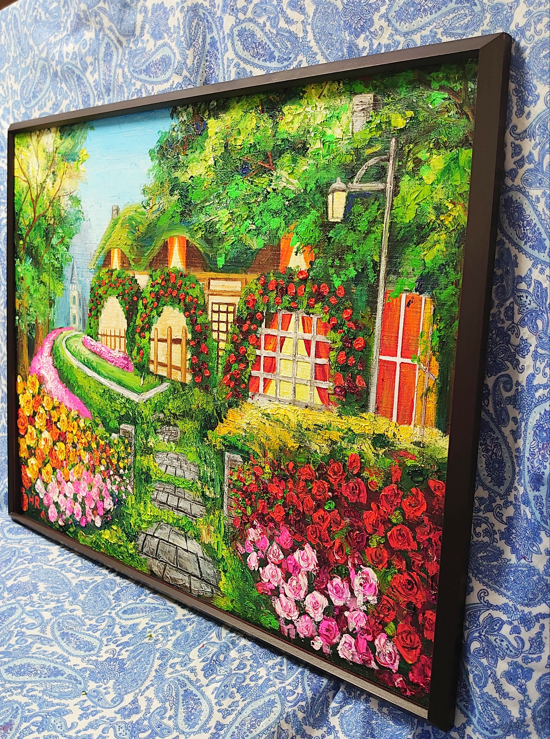 油絵 絵画 時計 【おとぎの国】