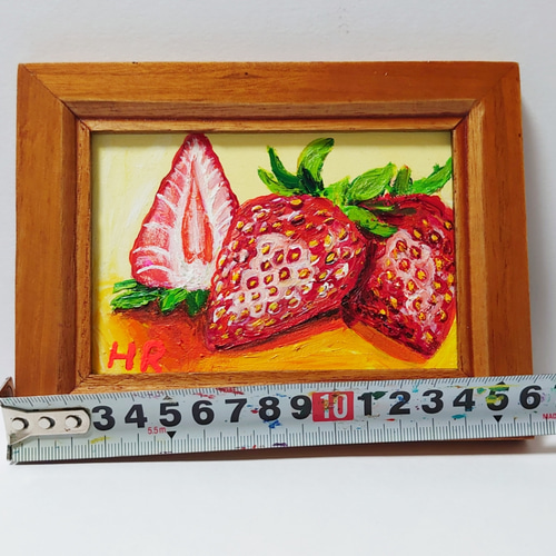 油絵 ミニ絵画額付き【いちご】 絵画 HR 通販 12299921 油絵 ミニ絵画額付き【いちご】 絵画 HR 通販 12299921