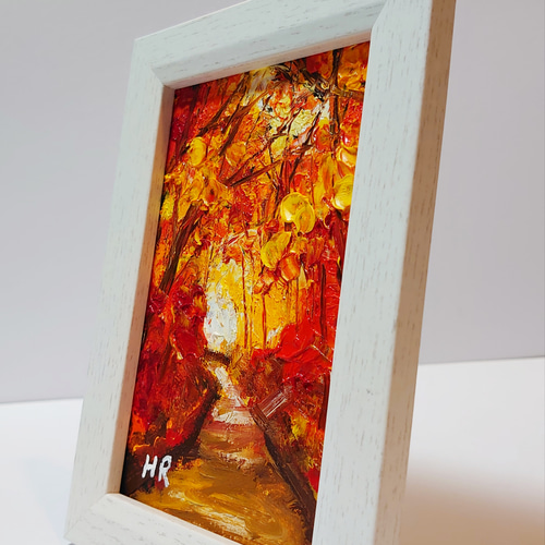 油絵 紅葉ボックス | HIROSHI1990