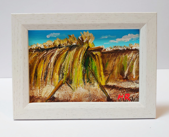 絵画油絵額付き