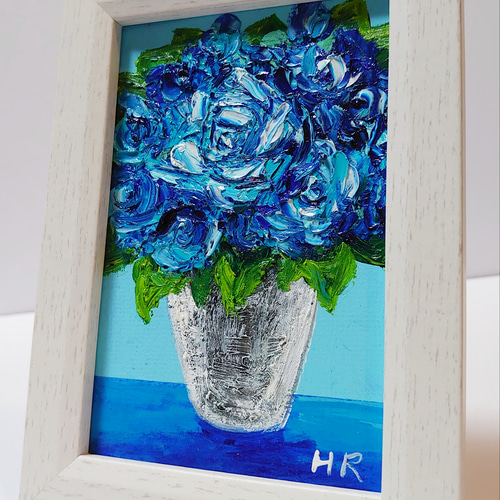 Artist at Heart : Oil Paintings - A single rose | F0, oil on