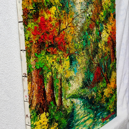 油絵 移り行く森【B】 絵画 HR 通販 12680965|Creema(クリーマ) 油絵 移り行く森【B】 絵画 HR 通販 12680965|Creema(クリーマ)