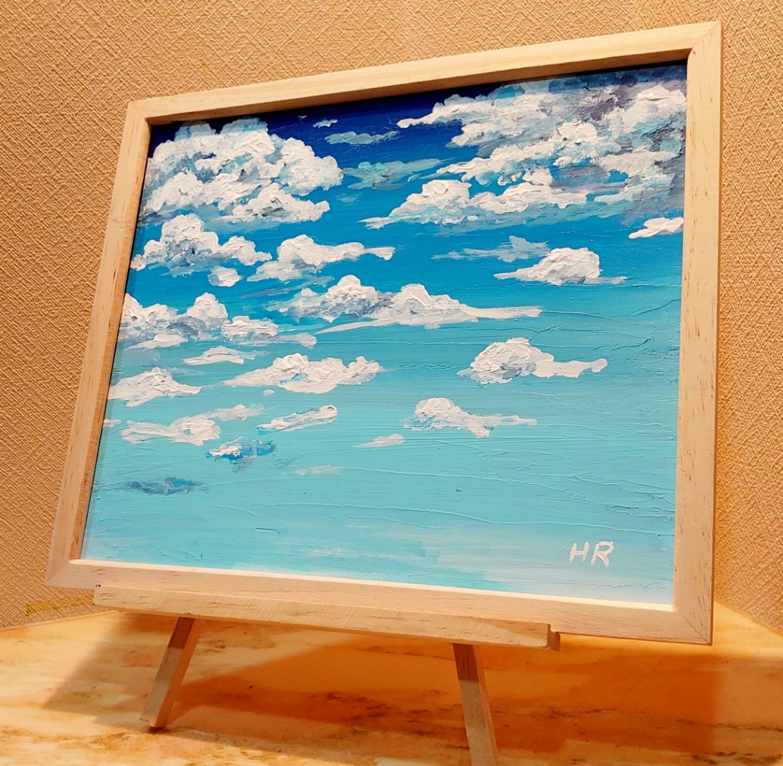 空　絵画　イラスト画　自作絵画 空　絵画　イラスト画　自作絵画
