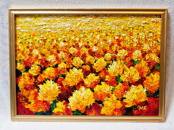 油絵 絵画 【マリーゴールド】【A3】 絵画 HR 通販 12930360 油絵 絵画 【マリーゴールド】【A3】 絵画 HR 通販 12930360