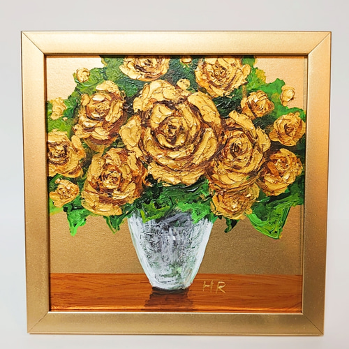 薔薇★バラ油絵 Amazon.co.jp: 小林幸三 『バラ(薔薇)』 油絵・油彩画 F4（4号