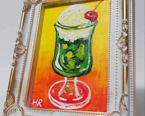 絵画油絵赤城自然園ミニ美