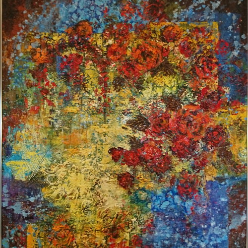 油絵 絵画(庭) 絵画 HR 通販 6943951｜Creema(クリーマ)