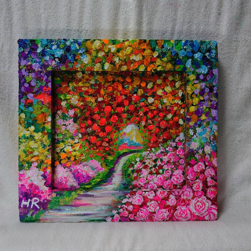 油絵 オリジナル作品  絆 福光真実個展「スペシャル・キッス」を西日暮里のHIGURE 17-15